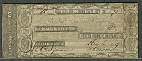 Belchertown, Massachusetts, MA-75; G14a,  November 6, 1827 $5 Farmers Bank, VF, 570
